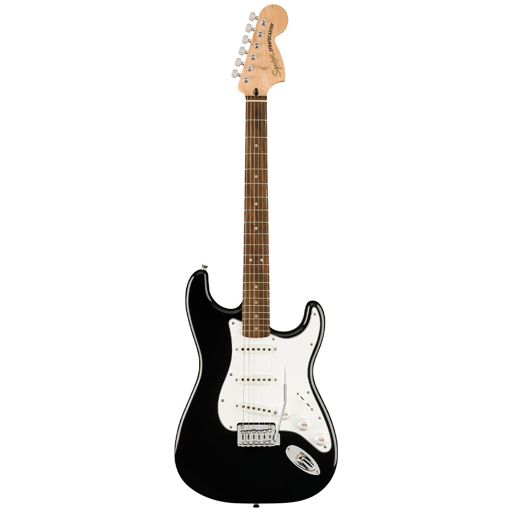 Squier Affinity Stratocaster Laurel Klavye Black Mustang Micro